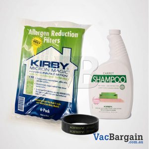 Combo 1 Shampoo 946 ml +1 Belts + 6 Bags All Kirby Models